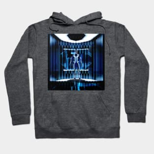 TRON in Blue Hoodie